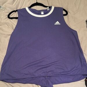 Adidas Purple Sleeveless Top